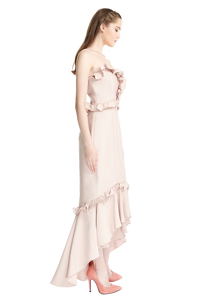 side view of the dress